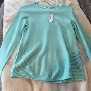 Mint green vineyard vines sweater new with tags